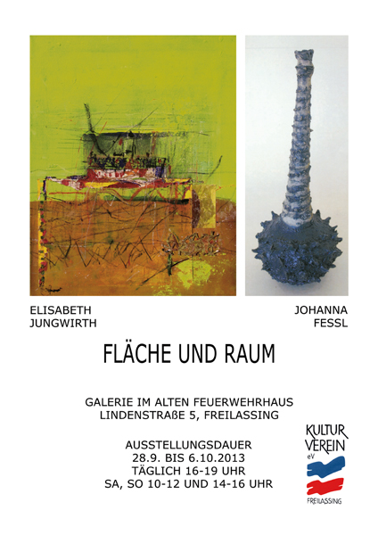 Ausstellung Fläche und Raum 28.08-6.10.2013